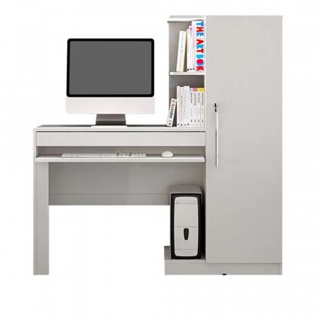 Mesa para Computador Escrivaninha Office Branco Fosco 10561102