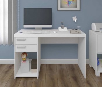 Mesa para Computador Escrivaninha 120 cm Branca 10583014